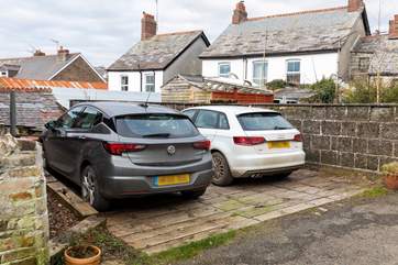 There's private parking opposite the cottage for up to two cars.