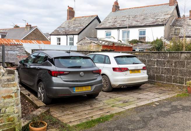 There's private parking opposite the cottage for up to two cars.