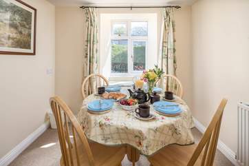 The dining-room floods with light and looks out over your private patio and of course the platform.