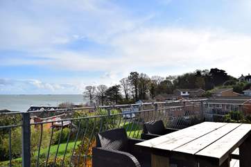Savour your morning coffee or dine al fresco in this stunning location.