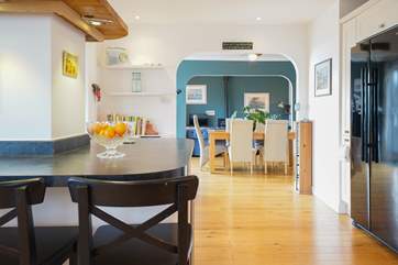 Large open plan layout on the first floor.