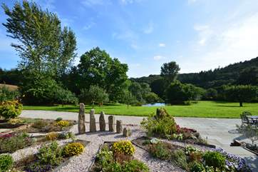 The gardens are beautiful.