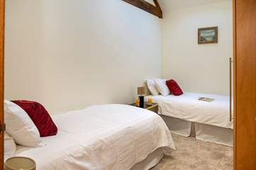 The twin bedroom.