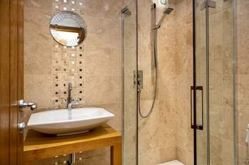 There is a separate shower-room on the ground floor next to bedroom 1.