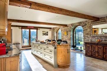 The large windows really let the light flood in and truly embrace the setting.