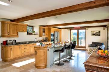 The fabulous kitchen.