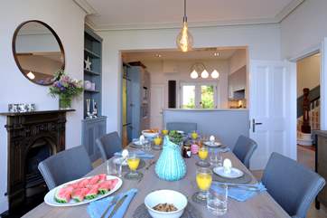 Cook up a storm in the kitchen whilst chatting to guests around the table.