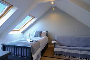 Bedroom 5 has a single bed and is perfect for younger family members.