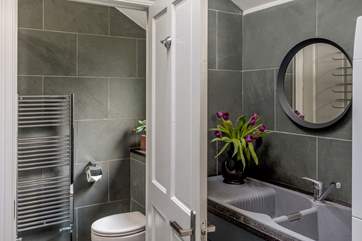 The handy ground floor shower leads off the utility-room.
