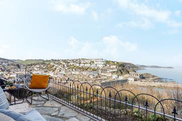 Enjoy stunning views across the harbour from the front terrace.