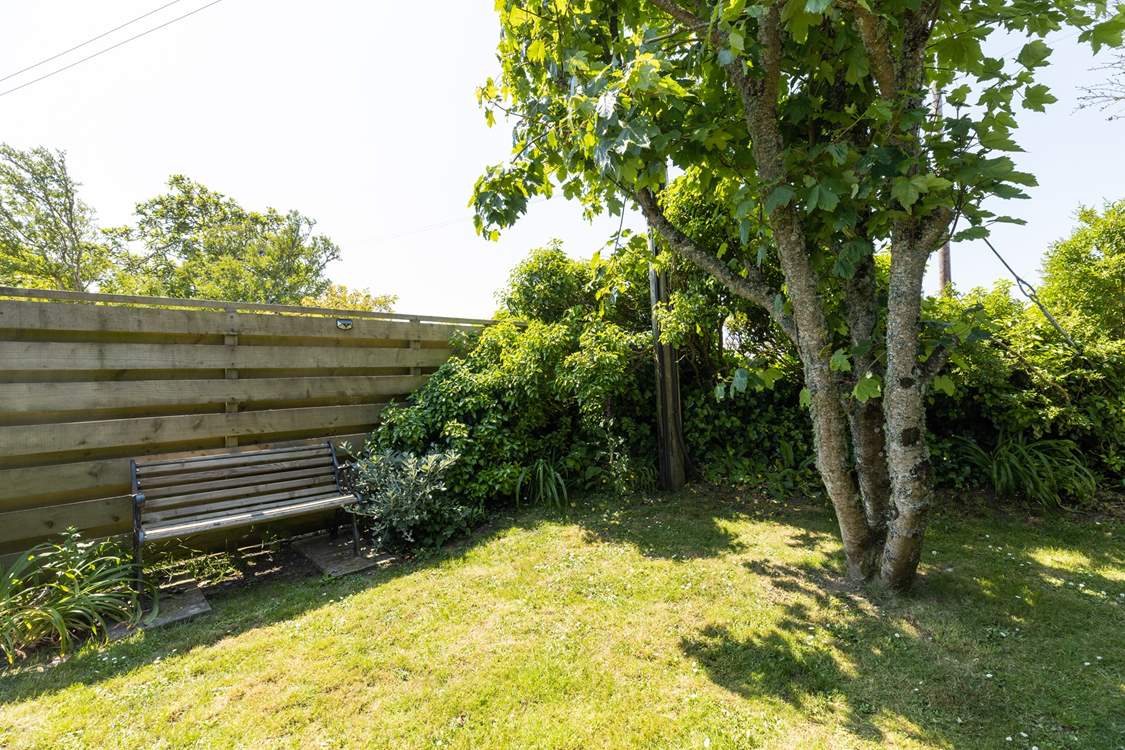 The garden is a real suntrap.
