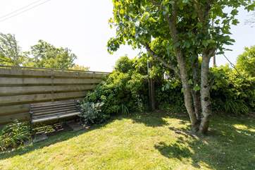 The garden is a real suntrap.