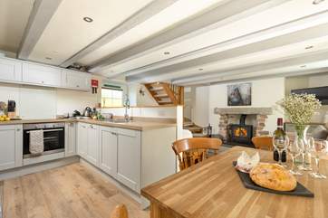 The gorgeous open plan living area.