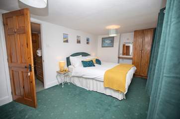 The upstairs double bedroom sits to the front of the house and benefits from lovely rural views.
