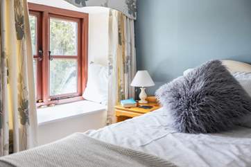 The twin room offers a sense of calm.
