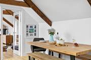 Enjoy late lunches and early suppers at the wonderful dining-table.
