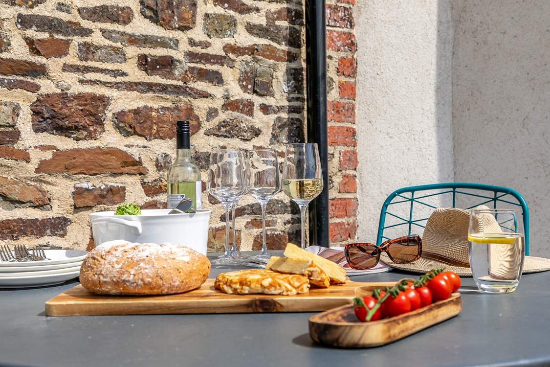 Enjoy a glass of something special on your retreat.