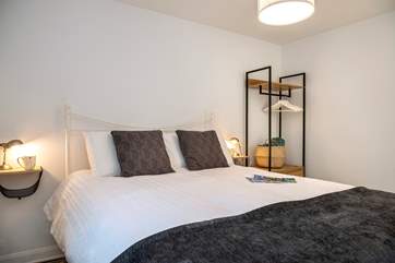 You are assured a good night's sleep on the super-comfy bed.