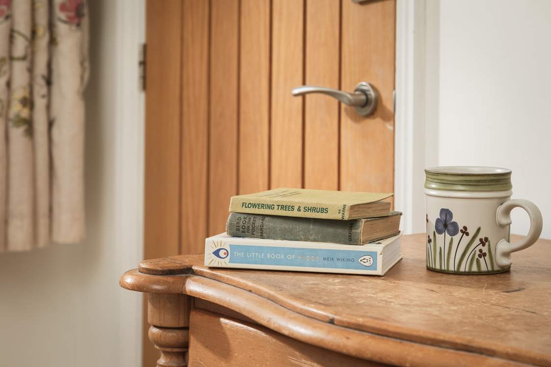 Spend lazy mornings reading books and drinking hot mugs of tea.