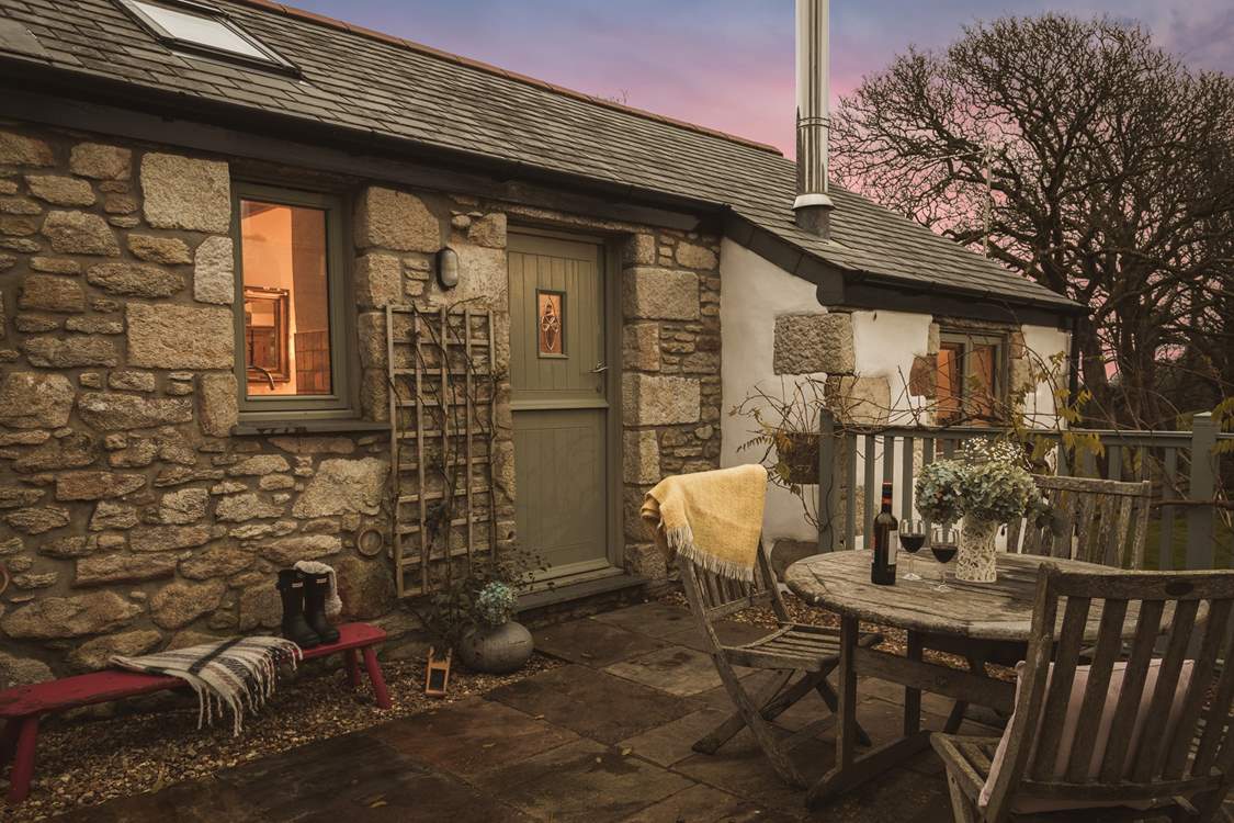 The stable door leads into the warm and cosy barn.