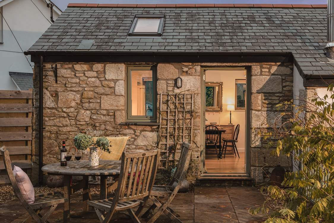 The outside terrace is as lovely in the chillier months as it is in the summer - you may just need a few extra layers.