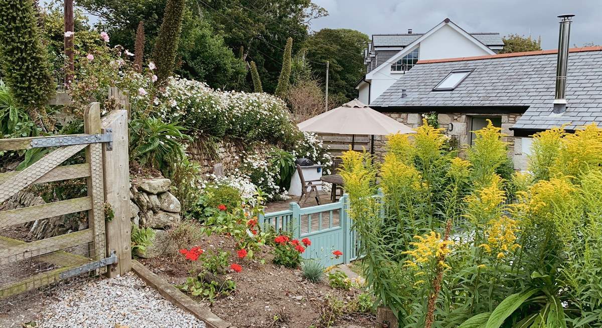 The lovely garden in full bloom.