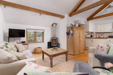 Curl up in front of the wood-burner with a good book.