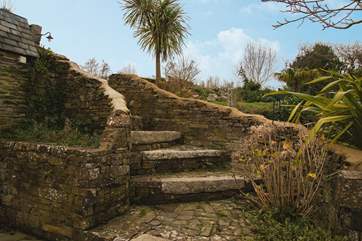 Due to its location, there are steps throughout the property.