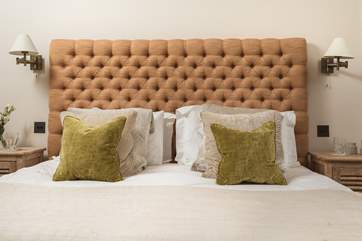 The comfy super-king bed is a 'zip and link' so can be two singles too if required.
