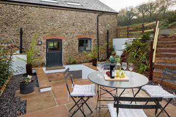 The glorious patio-area is a real sun-trap.