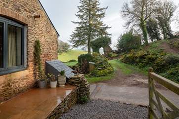 What stunning views from the raised grounds at the side of the cottage. Watch this space for 2022, as a luxury hot tub could be on the way, and this will be your stunning view.