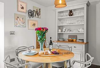 A cute and cosy area to enjoy any meal time.