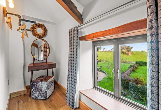 Beautiful vanity area.