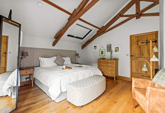 Bedroom 1 offers so much space and splendour. This glorious super-king bed also splits into twin beds on request.