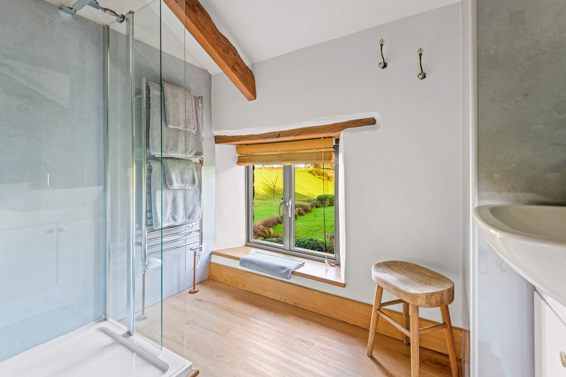 Glorious views from the en suite.