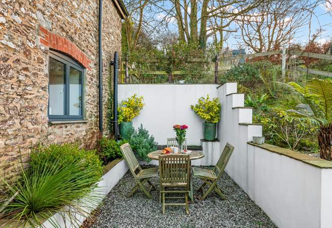 A great place to enjoy a good book and a glass of something tasty.