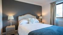 The comfortable first floor bedroom.