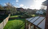 The garden is a real sun-trap, perfect for all the family to enjoy their Classic holiday! Please note the conservatory now has white trims. - Thumbnail Image