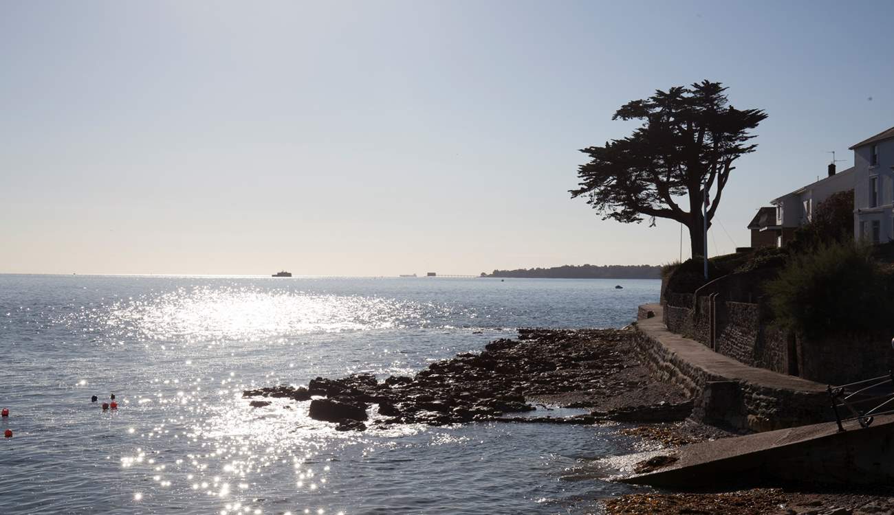 Walk through to Seaview Bay and Seaview high street, with a local shop and pubs on offer.