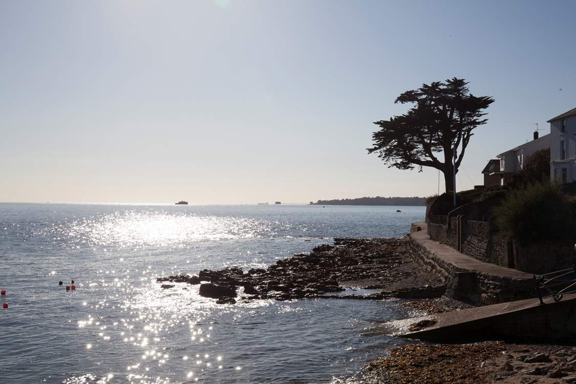 Walk through to Seaview Bay and Seaview high street, with a local shop and pubs on offer.