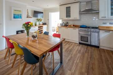 Spacious and exceptionally equipped kitchen for whipping up a feast.