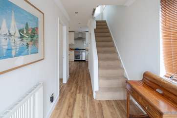 Welcoming entrance hall.