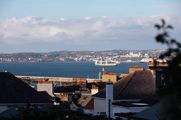 What a fabulous view from your raised decked-area. Your location is so close to the sea you can taste it.