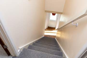 Please take care on the steep stairs that lead to bedrooms 2 and 3.