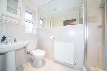 The en suite shower-room for the main bedroom.
