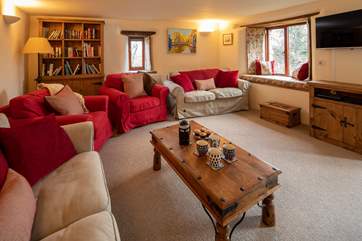 The cosy sitting-room.