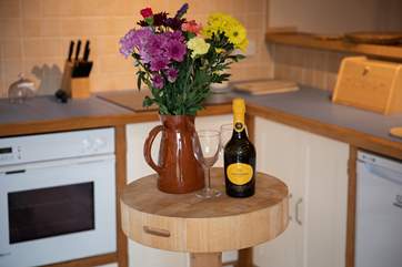 A little something to start your holiday off on a great note, compliments of the owners.
