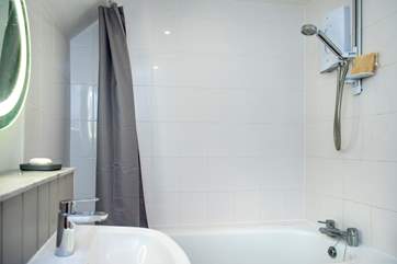 Don't have time for a leisurely holiday soak? Then there is also a shower!