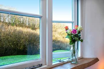 You can enjoy the setting from every room.