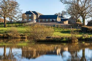 Head down to the lakes with the dog as the sun rises and enjoy the beauty of the countryside all around you.
